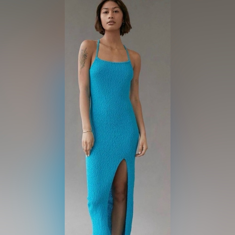 Free People Blue Maxi Dress